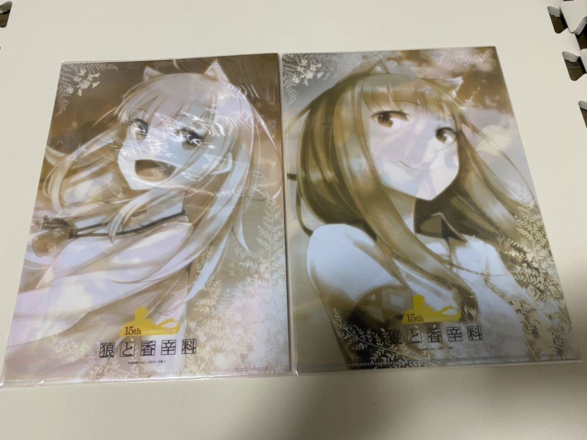 狼と香辛料　メロンブックス　特典 クリアファイル　まとめ売り　ホロ　ロレンス Amazon.co.jp: 狼と香辛料 15周年記念 クリアファイル 検索 ホロ